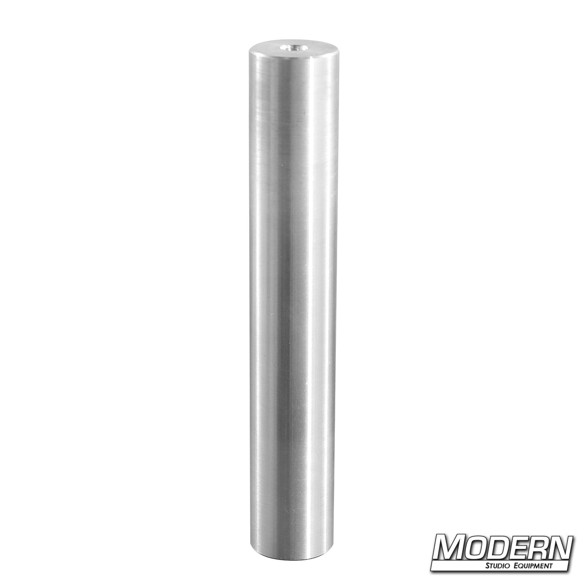 A silver aluminum Speed-Rail Starter for 1 inch, a cylindrical fitting used in film and entertainment for rigging and set construction.