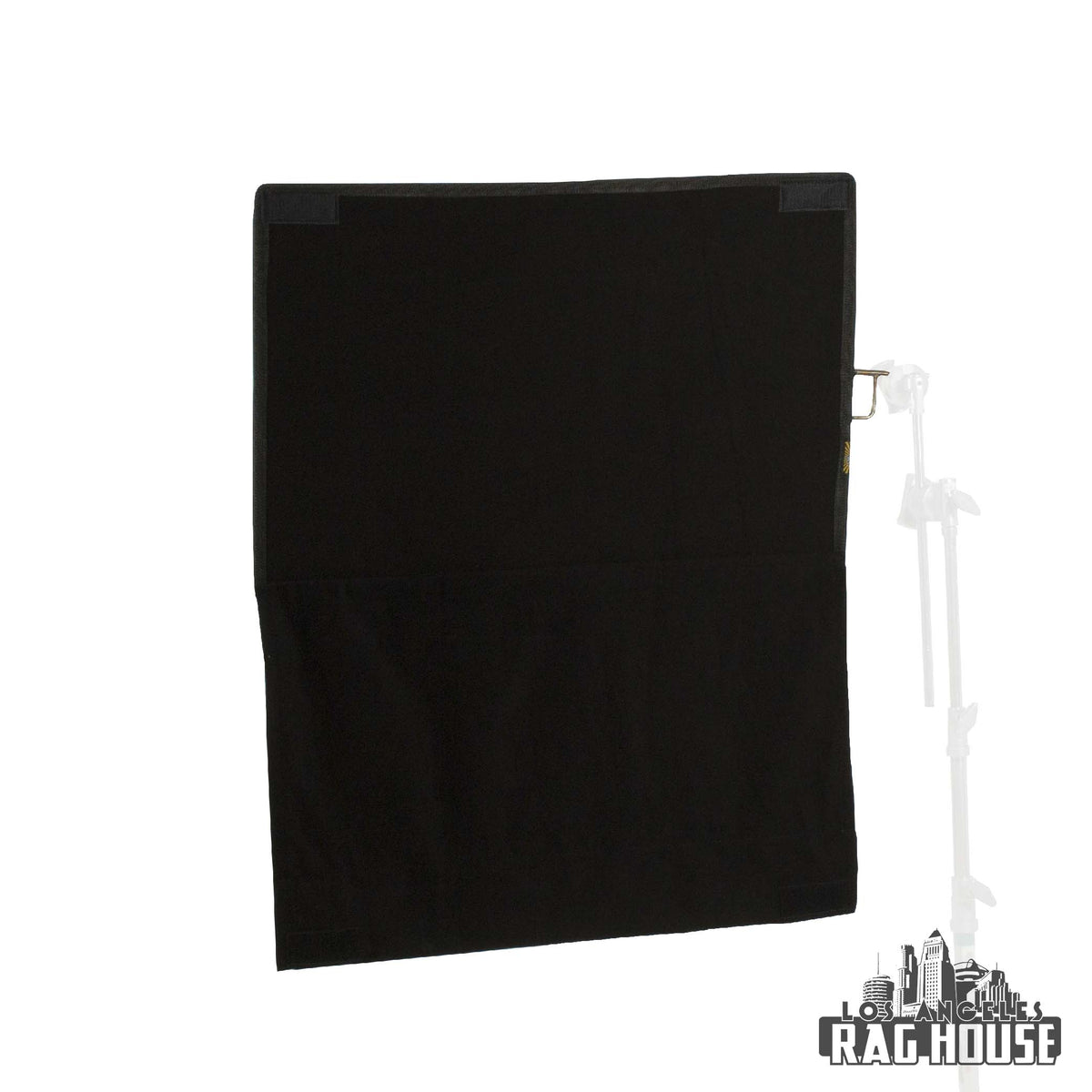 24"x36" Solid Black Floppy by LA Rag House - fabric detail