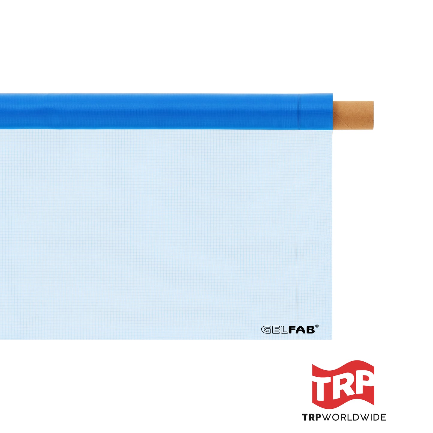 Qtr. Grid, 1/2 BLUE GELFAB® (72” X 25ft Roll)