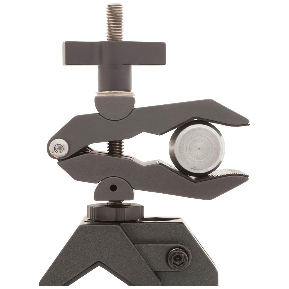 Python Clamp with 3/8" Male Thread, Adapted for Use with Many Different Accessories Used in Photo, Video, Stage, and Visual Merchandising, Max Load: 44lbs, 9.VP5081E