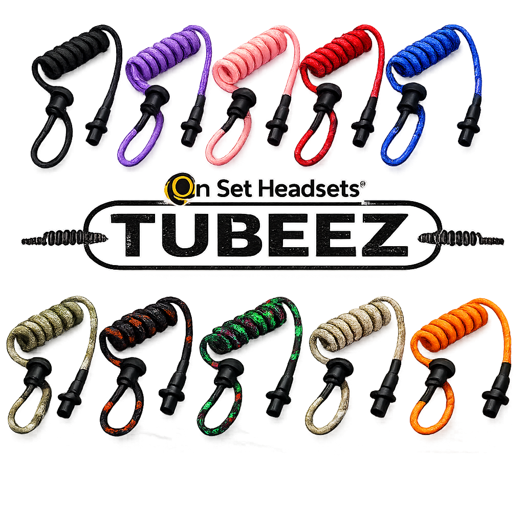 "Tubeez" Earpieces for Walkie Headsets - Many Color Styles!