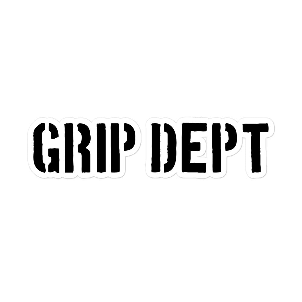Grip Dept Stickers - Grip Support Store