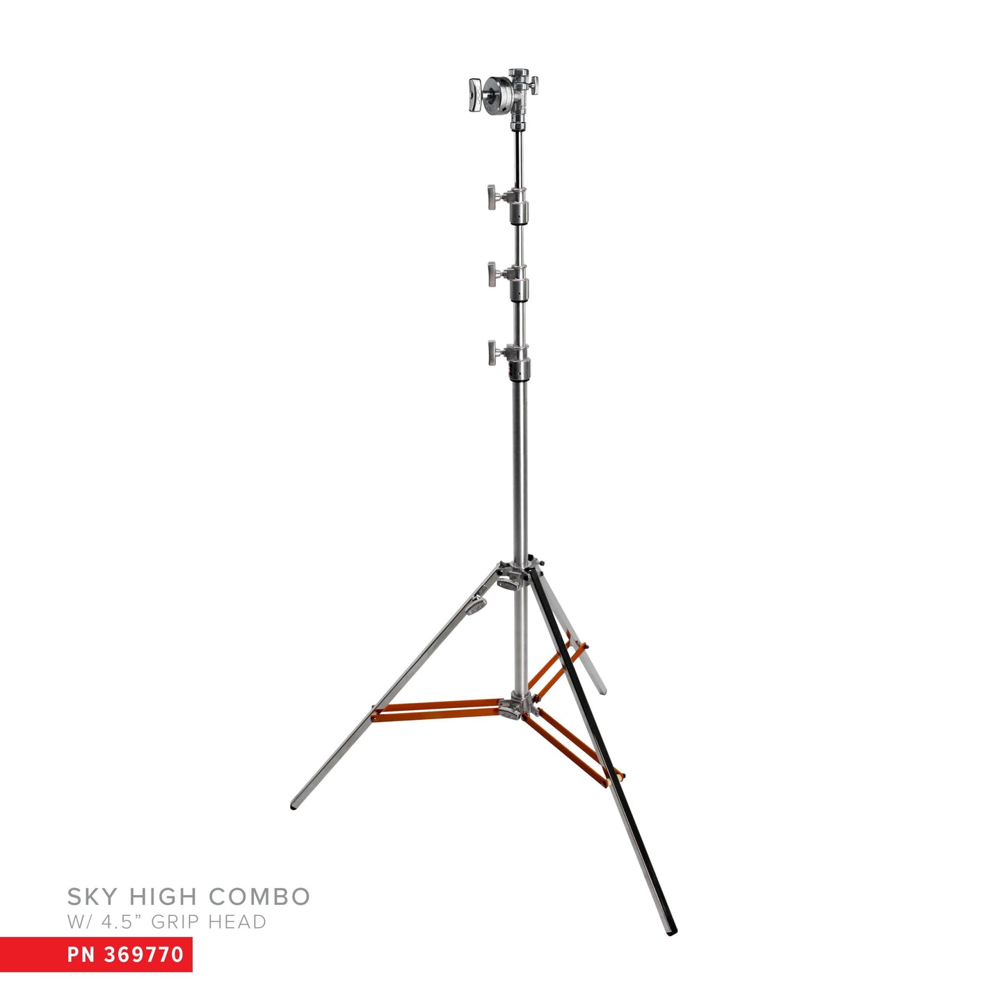 Hollywood Overhead Stand Triple Riser with 4.5" Grip Head - Grip Support Store