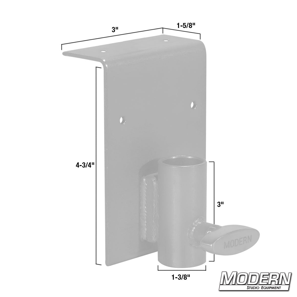 Set Wall Bracket Nail on Plate - Grip Support Store