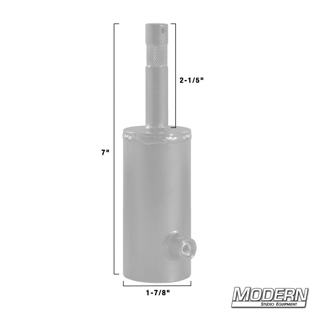 Cap with 5/8" Baby Pin for 1-1/4" Speed-Rail® - Grip Support Store