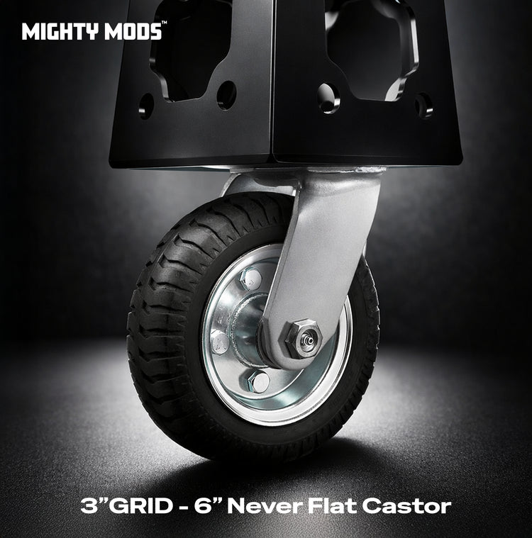 MIGHTYMODS - 6" Never Flat Caster