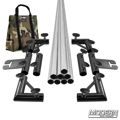 12-Foot x 12-Foot Breakdown Frame for Speed-Rail® with Camo bag and T-Handles – Heavy-Duty Grip Frame for Film Lighting and Rigging | Modern Studio Equipment