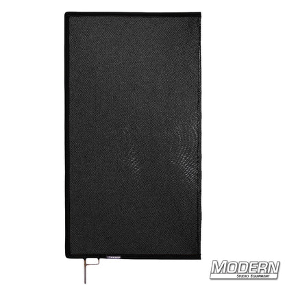 Set of Black Triple Scrims in metal frames – professional diffusion tools for film lighting setups | Modern Studio Equipment