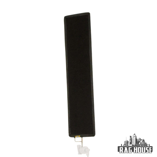 10″x42″ Solid Flag Cutter by LA Rag House - solid black cutter flag