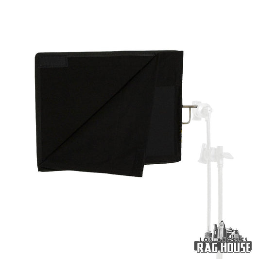 18"x24" Solid Black Floppy by LA Rag House - solid black floppy flag