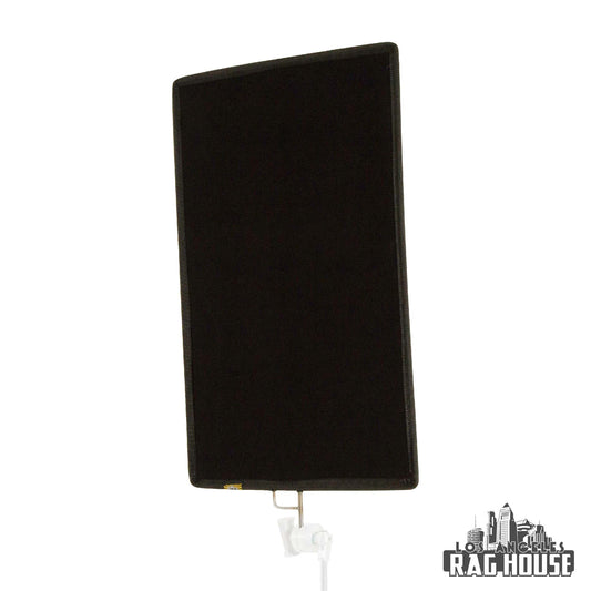 24"x36" Solid Black Flag Cutter by LA Rag House - solid black flag