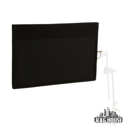 24"x36" Solid Black Floppy by LA Rag House - solid black floppy flag