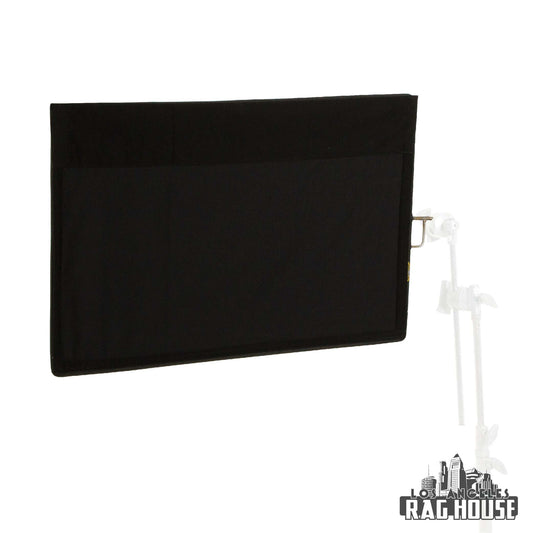 24"x36" Solid Black Floppy by LA Rag House - solid black floppy flag
