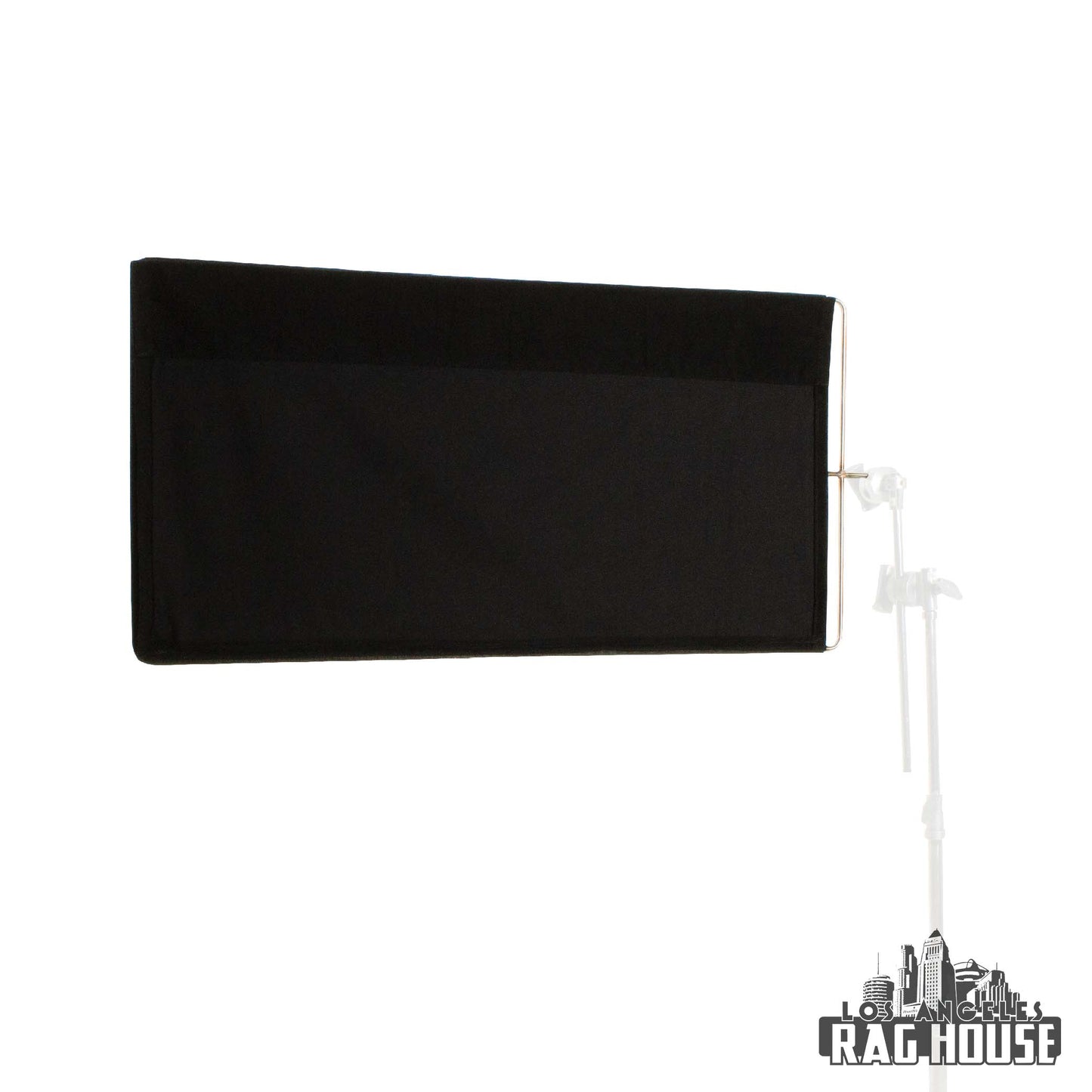24"x48" Solid Black Floppy by LA Rag House - floppy unfolded