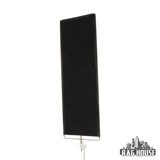24"x60" Solid Black Flag Cutter by LA Rag House - solid black cutter flag
