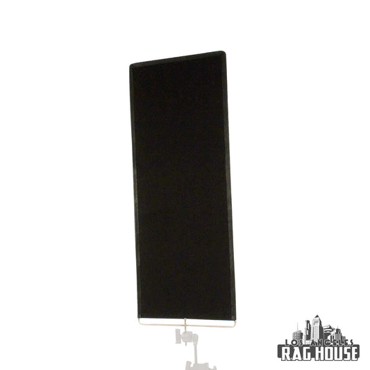 24"x72" Solid Black Flag Cutter by LA Rag House - solid black cutter flag