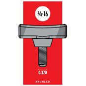 T-Handle 3/8-16 Knurled - Aluminum - Grip Support Store