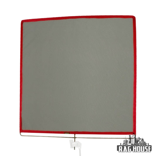 48"x48" Double Scrim Black by LA Rag House - double black scrim