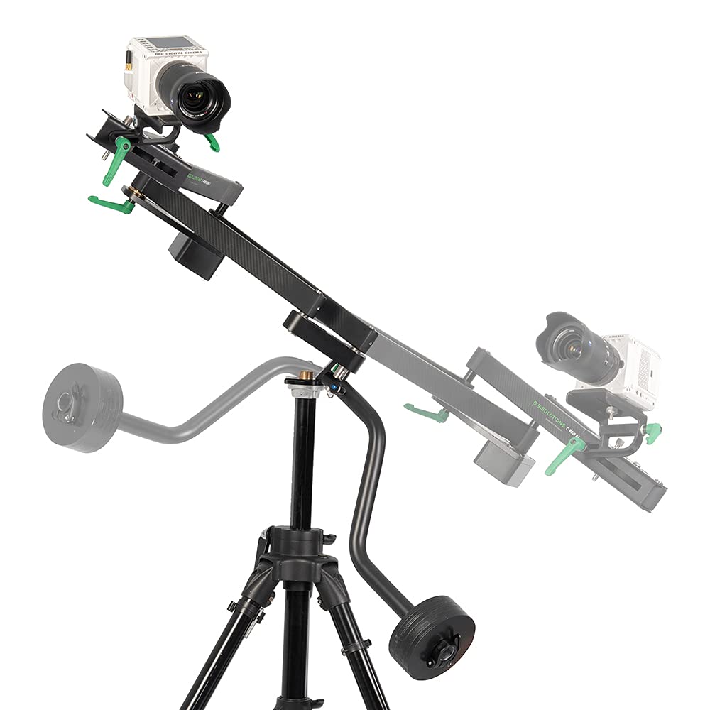 C-Pan Arm II, Carbon Fiber, Lighter-Weight, Upgraded Smoothness, 9.CPA2C, Slider, Jib/Crane for Different pan/Movement, for Photography, Videography & Filmmaking