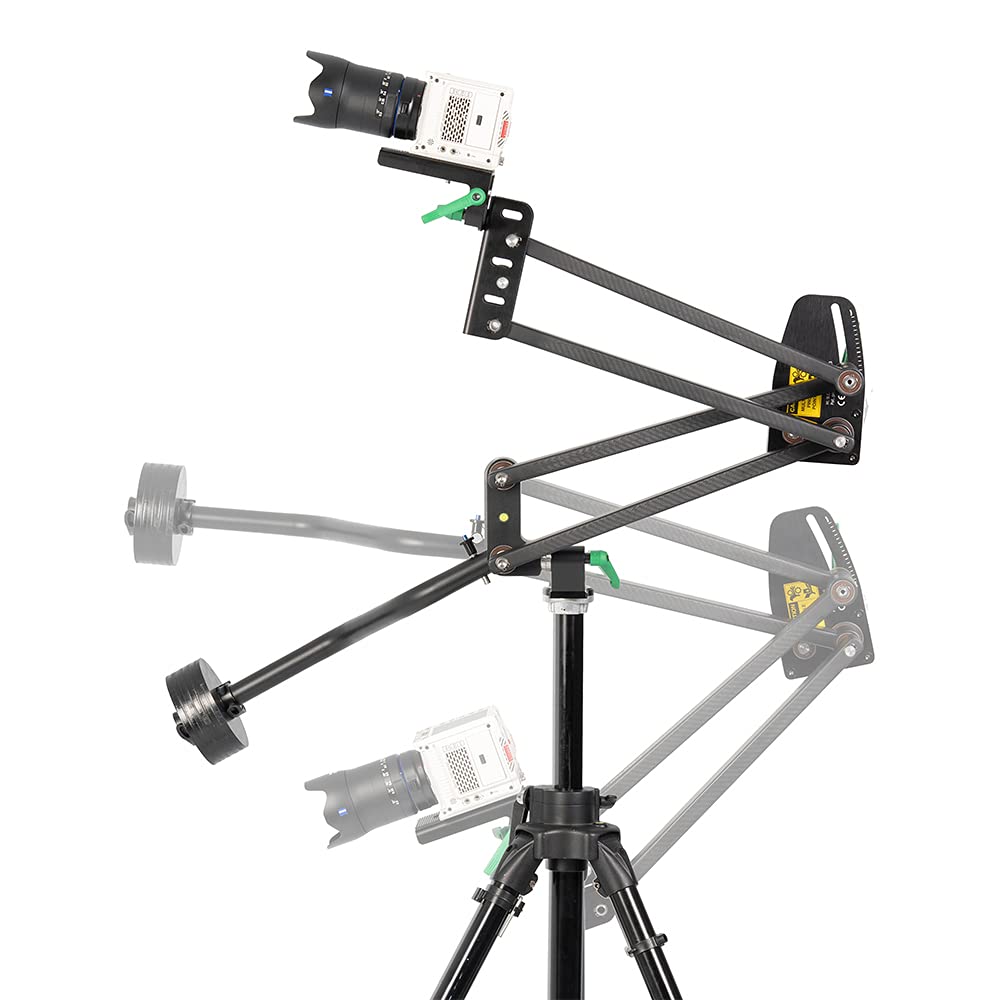 C-Pan Arm II, Carbon Fiber, Lighter-Weight, Upgraded Smoothness, 9.CPA2C, Slider, Jib/Crane for Different pan/Movement, for Photography, Videography & Filmmaking