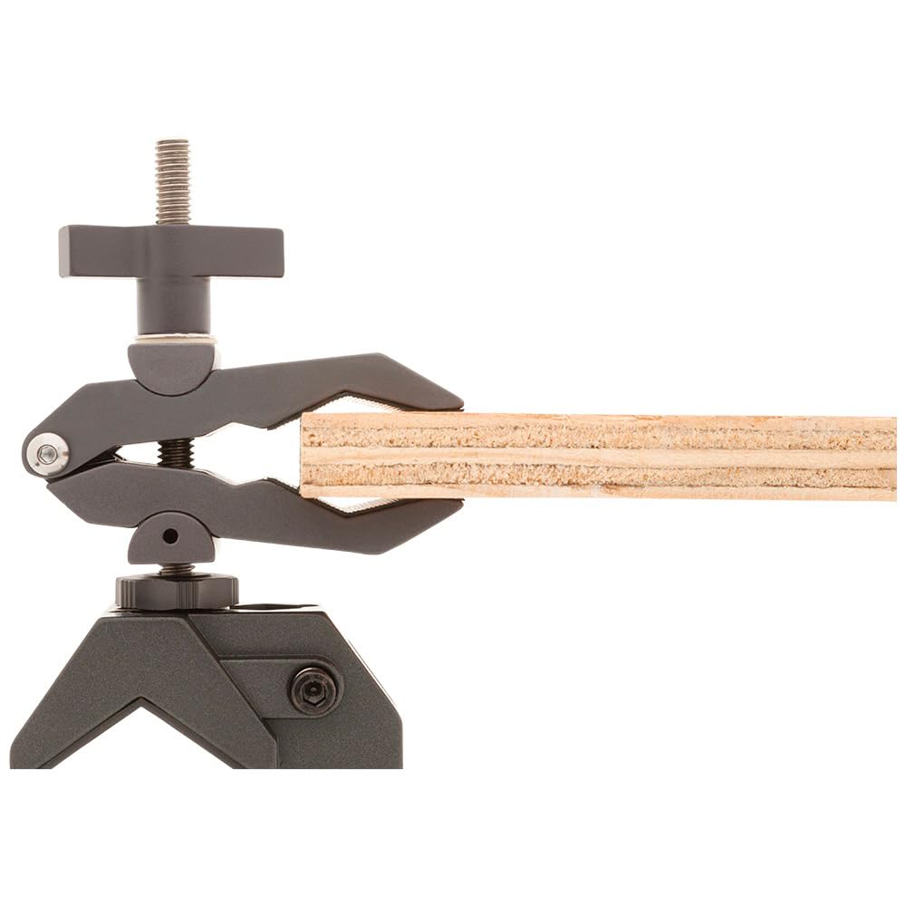 Python Clamp with 3/8" Male Thread, Adapted for Use with Many Different Accessories Used in Photo, Video, Stage, and Visual Merchandising, Max Load: 44lbs, 9.VP5081E