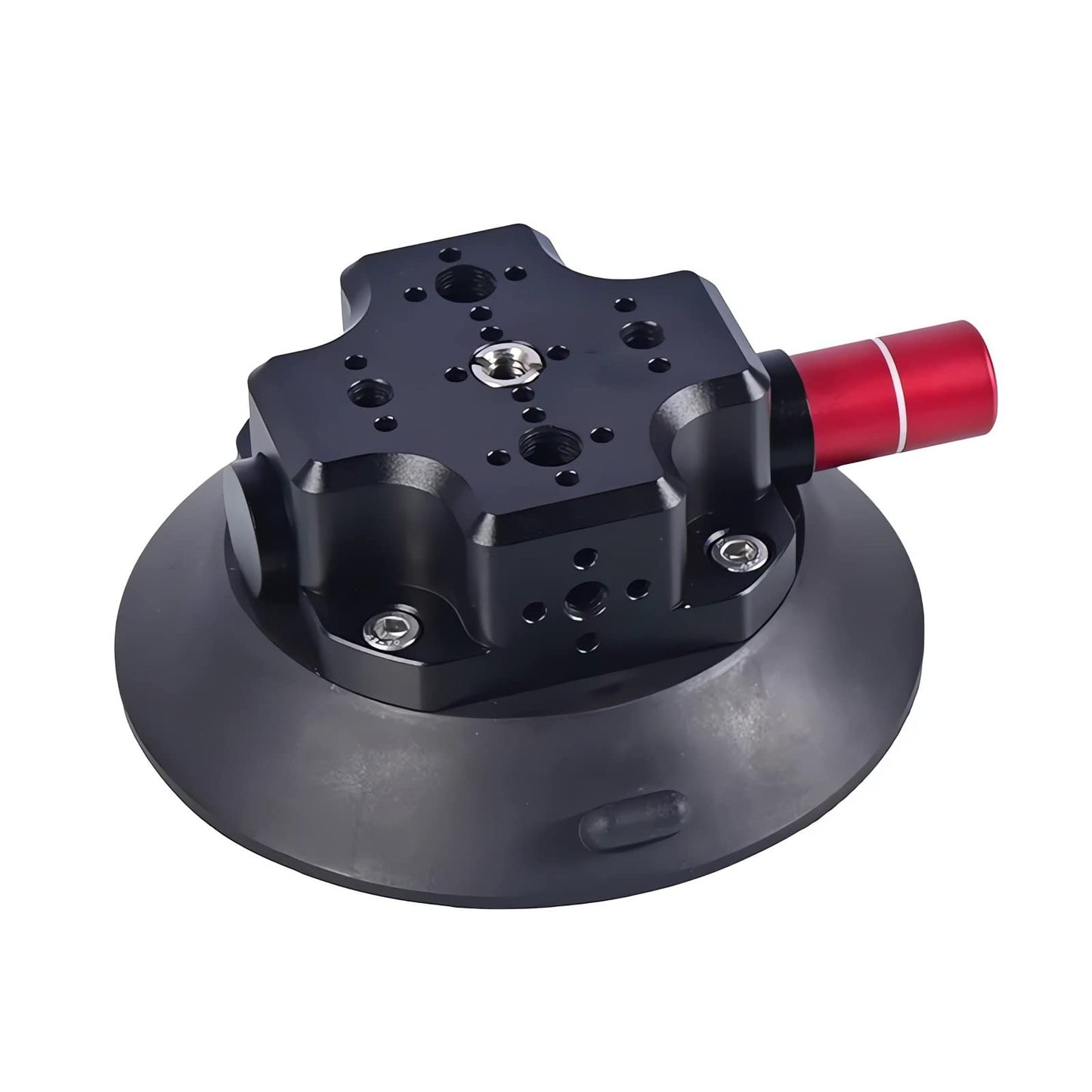 4.5" Suction Cup Mount with Cheese Block - Black