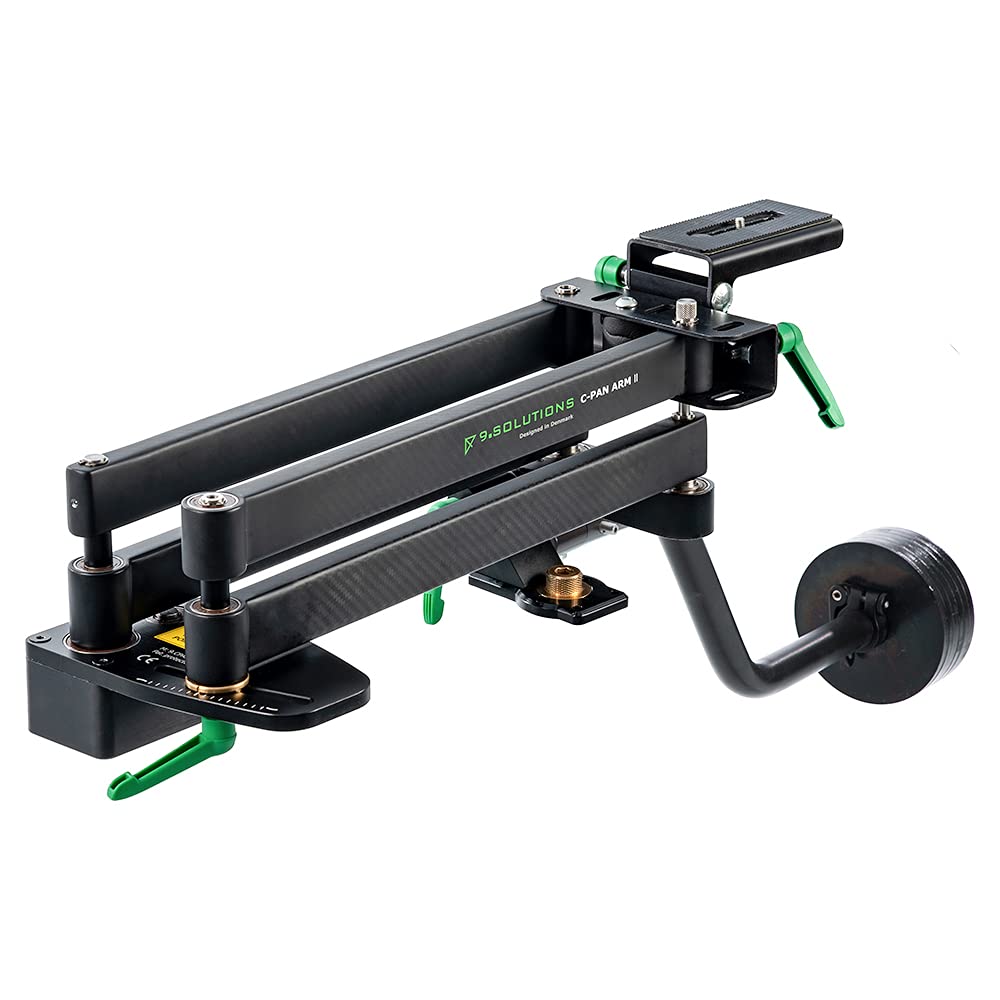 C-Pan Arm II, Carbon Fiber, Lighter-Weight, Upgraded Smoothness, 9.CPA2C, Slider, Jib/Crane for Different pan/Movement, for Photography, Videography & Filmmaking