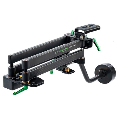 C-Pan Arm II, Carbon Fiber, Lighter-Weight, Upgraded Smoothness, 9.CPA2C, Slider, Jib/Crane for Different pan/Movement, for Photography, Videography & Filmmaking