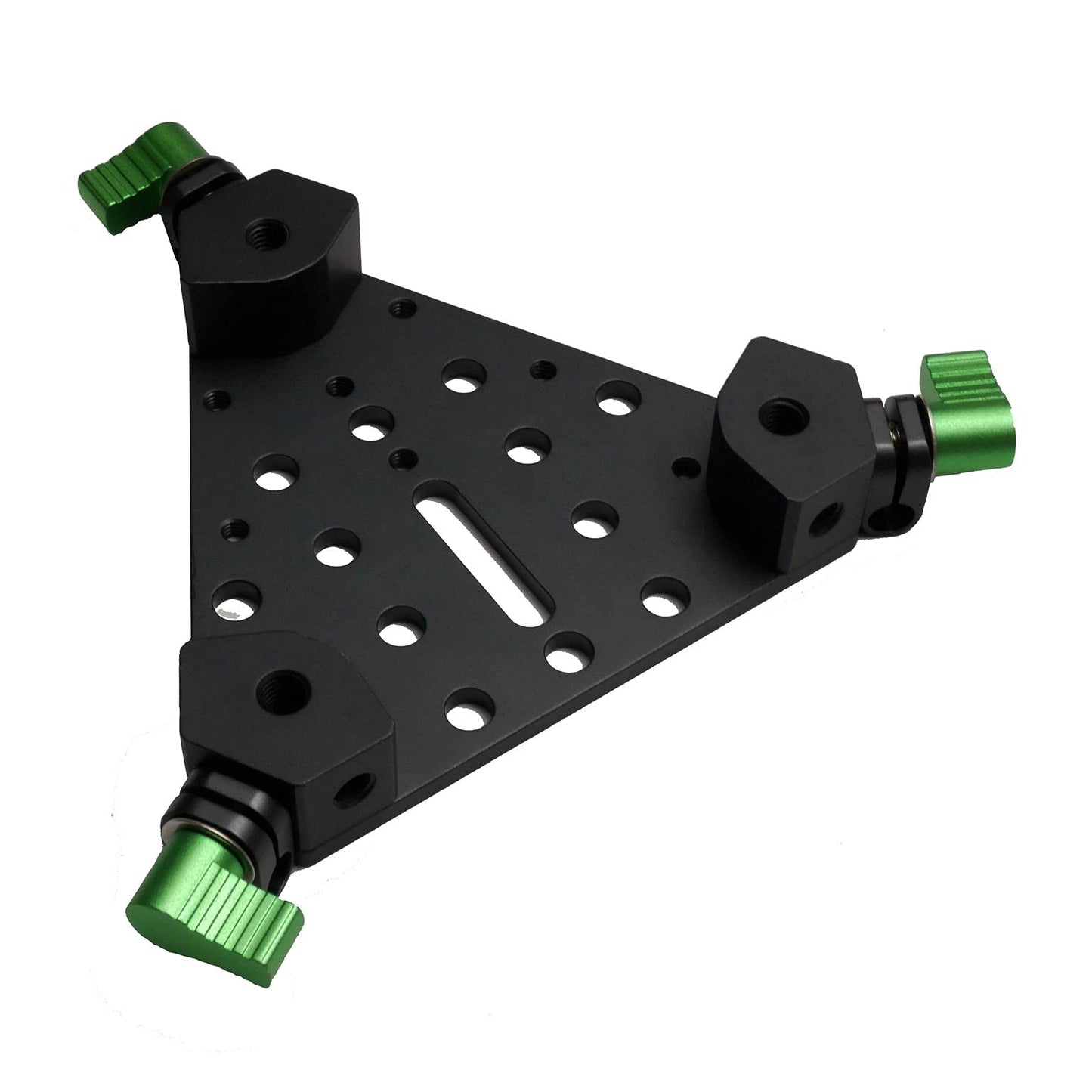 Cheese Plate, Corner Positioned Blocks, Included 3/8" Rod Clamps, 9.VB5115