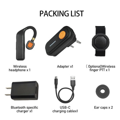 Walkie Talkie Bluetooth Headset