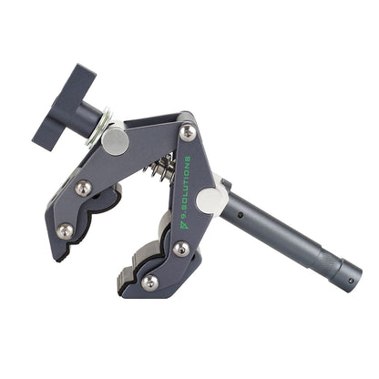 Savior Clamp With Stud, Articulated Jaws, 3.5In Long, 5/8" Baby Pin, Max Load: 66lbs, 9.XS1005A, fit firmly onto any oddly shaped object