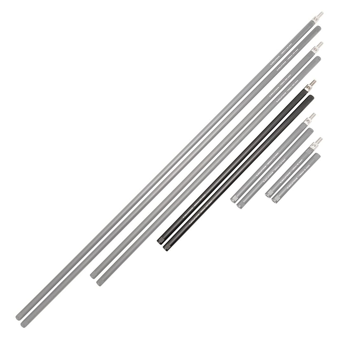 5/8" Rod Set (500mm), Anodized Aluminum, 9.VBROD7