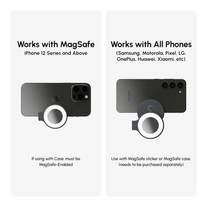 ShiftCam SnapGrip Pro - Mobile Battery Grip with Wireless Shutter Button - Magnetic Mount Snaps on to Any Phone - Grip Support Store