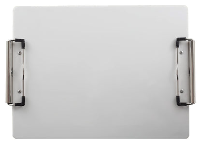 Double Clip Clipboard (9"x12" Letter, White) - Grip Support Store