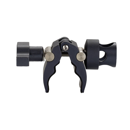 Python Clamp Mini, Unique Grip Head that Fastens onto Rods Ranging in Diameter from 1/4" to 5/8", Max Load: 11lbs, 9.VB5079, Crab Clamp Rod Clamp