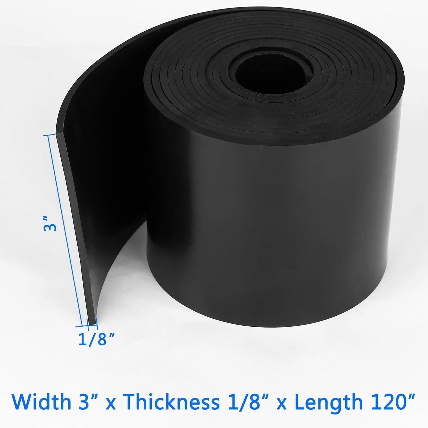3" Rubber Pipe Wrap x 120" Long - Grip Support Store