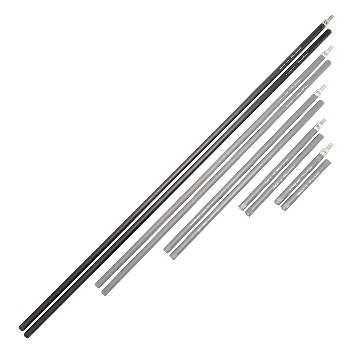 5/8" Rod Set (1000mm), Anodized Aluminum, 9.VBROD9