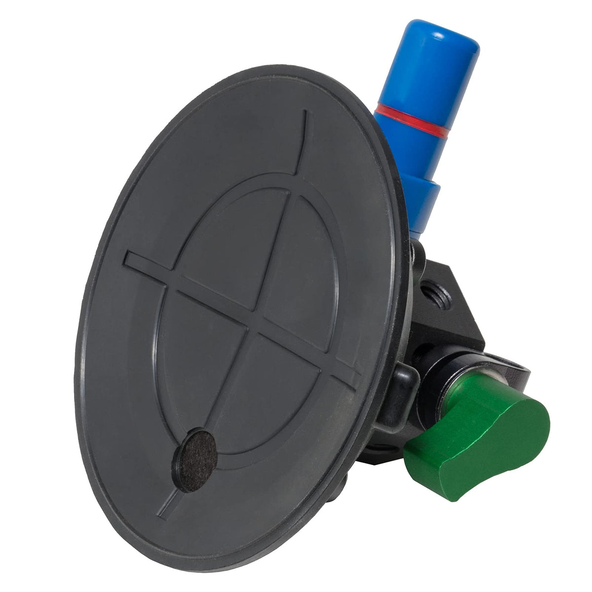 Suction Cup, Unique Cheese Block, 3/8" Rod Clamps on Any Side, 9.VB5105, Duty Power-Grip Industrial Suction Plate for car Mount