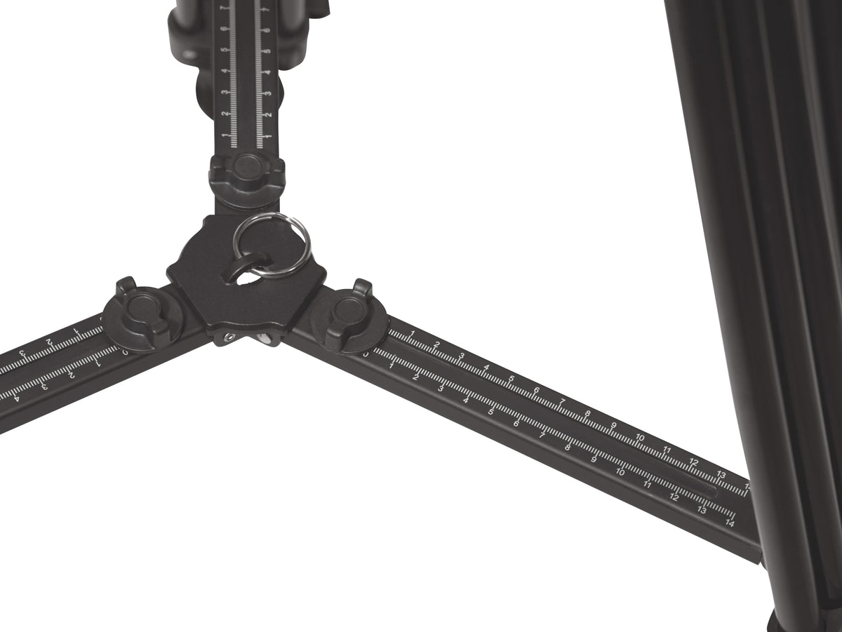 Deluxe Heavy-Duty Tripod for C-Pan Arm, 9.TR1, with Carry Bag (Black),Built-in Standard 75mm triopd Bowl Convertable to 3/8″ Screw Adaptor Plate