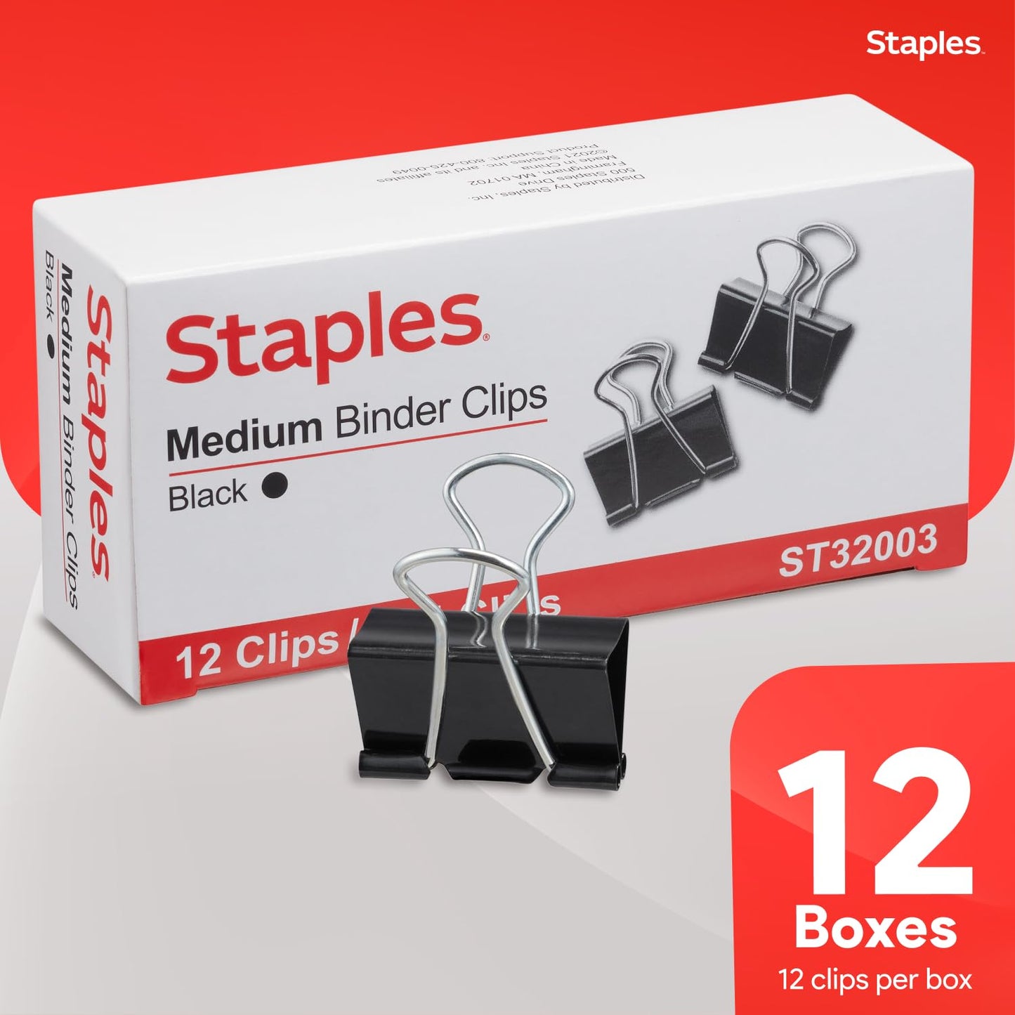 144 Medium Binder Clips