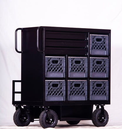 7 Crate Cart With Pipe Organ - Grip Support Store