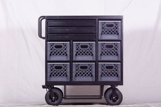 7 Crate Cart With Pipe Organ - Grip Support Store