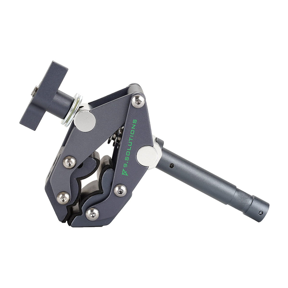 Savior Clamp With Stud, Articulated Jaws, 3.5In Long, 5/8" Baby Pin, Max Load: 66lbs, 9.XS1005A, fit firmly onto any oddly shaped object