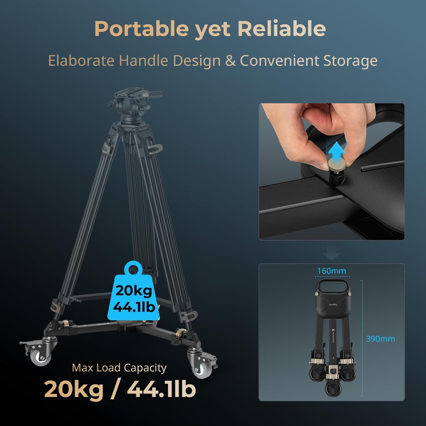Heavy Duty Tripod Wheels