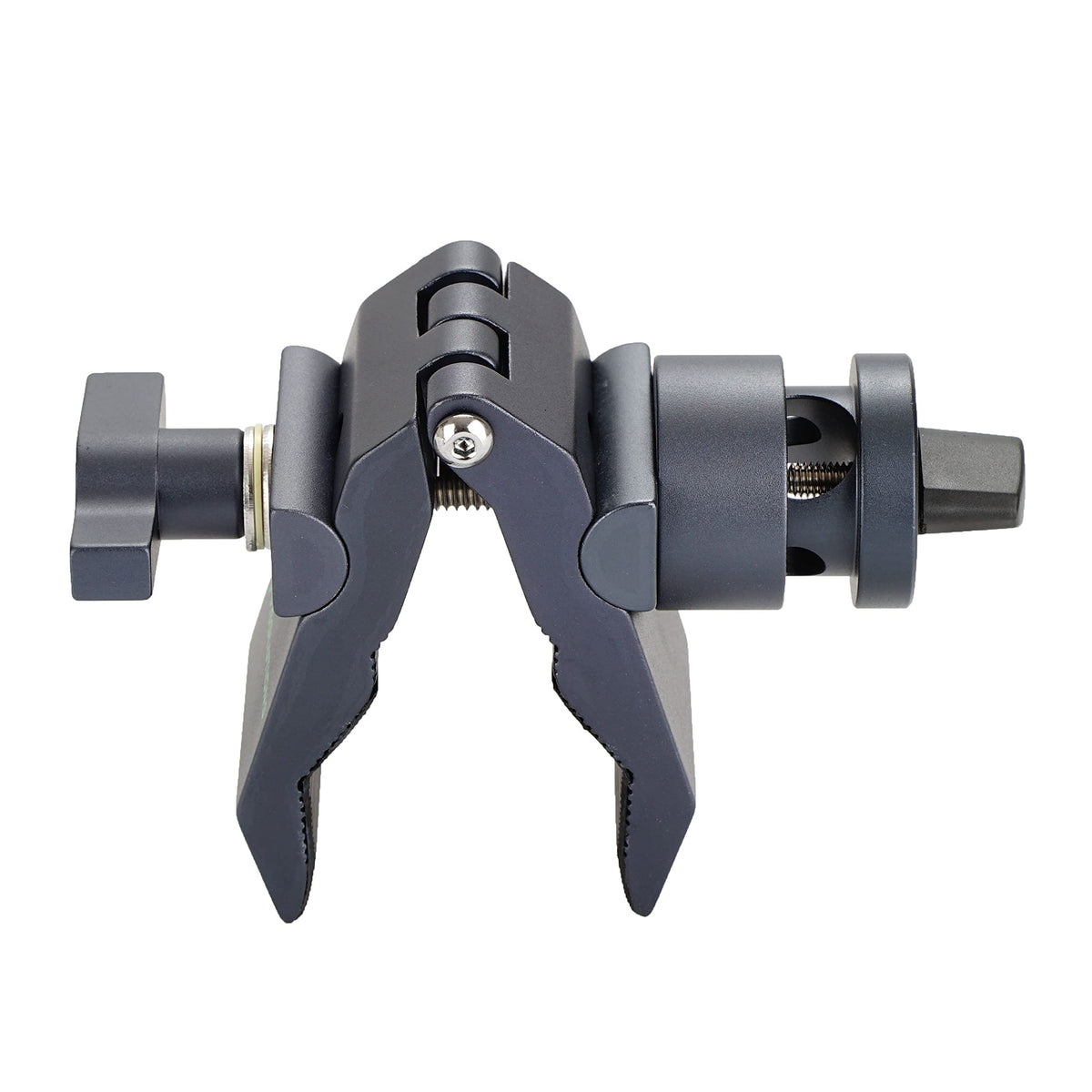 Python Clamp with Grip Joint, Unique Grip Head that Fastens onto Rods Ranging in Diameter from 1/4" to 5/8", Max Load: 44lbs, 9.VP5081C