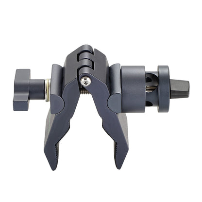 Python Clamp with Grip Joint, Unique Grip Head that Fastens onto Rods Ranging in Diameter from 1/4" to 5/8", Max Load: 44lbs, 9.VP5081C
