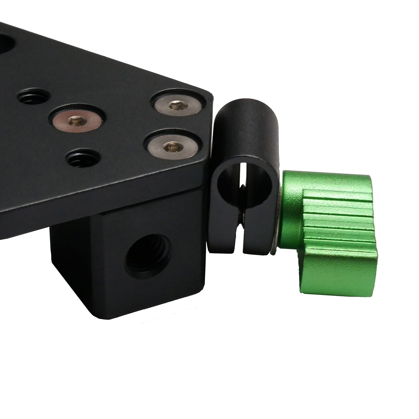 Cheese Plate, Corner Positioned Blocks, Included 3/8" Rod Clamps, 9.VB5115