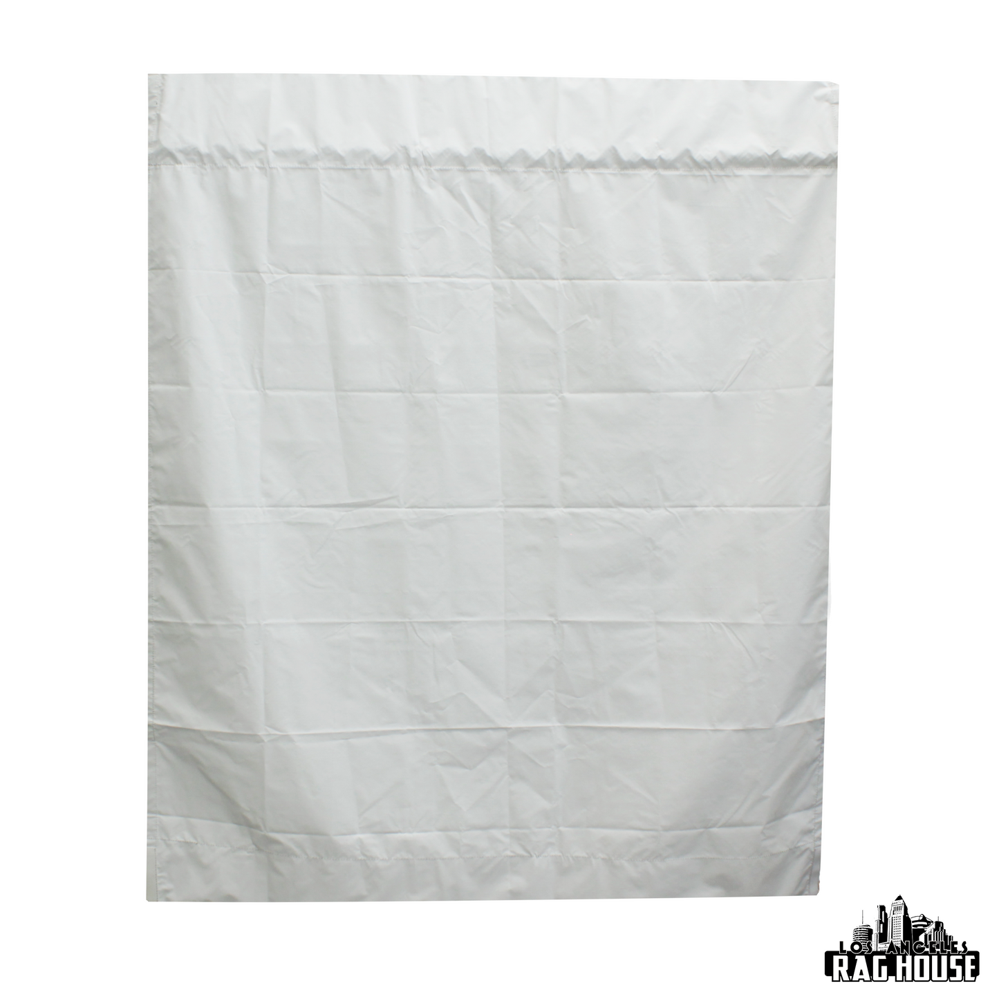 Halo Frost White Wag Flag Cover Roll-Out by LA Rag House - wag flag cover on frame