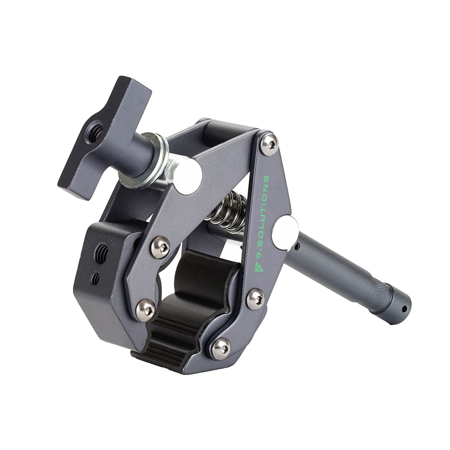 Savior Clamp With Stud, Articulated Jaws, 3.5In Long, 5/8" Baby Pin, Max Load: 66lbs, 9.XS1005A, fit firmly onto any oddly shaped object