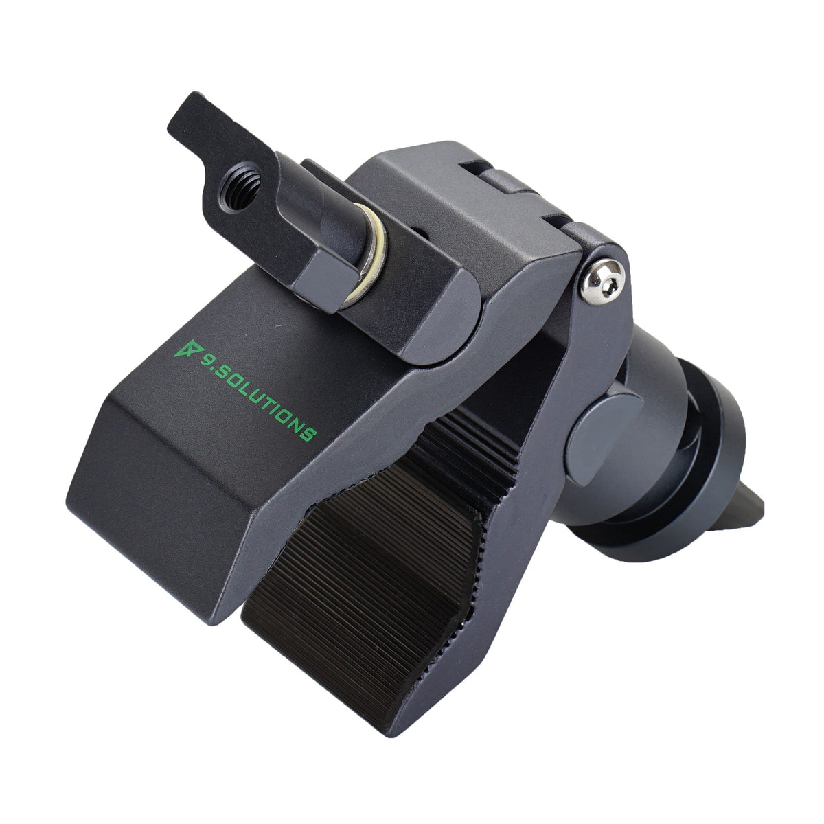 Python Clamp with Grip Joint, Unique Grip Head that Fastens onto Rods Ranging in Diameter from 1/4" to 5/8", Max Load: 44lbs, 9.VP5081C